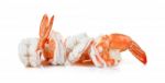 Shrimp Isolated On The White Background Stock Photo