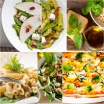 Healthy And Tasty Italian Food Collage Stock Photo