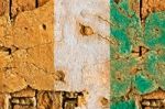 Grunge Flag Of Ivory Coast Stock Photo