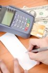 Payment Machine Stock Photo