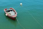 Old Fishing Boat At The Port In Cascais, Portugal Stock Photo