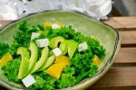 Fresh Avocado Salad Stock Photo