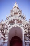 Ancient Arched Entrance Stock Photo