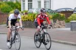 Cyclists Participating In The Velethon Cycling Event In Cardiff Stock Photo