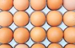 Fresh Organic Brown Eggs Stock Photo