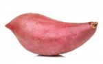 Sweet Potato Isolated On The White Background Stock Photo