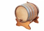 Wine Barrel Stock Photo