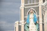 Virgin Mary Statue Stock Photo