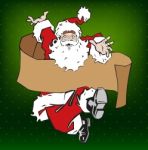 Christmas Is Santa Claus Stock Photo