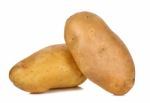 Potato Isolated On The White Background Stock Photo