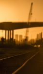 Gateway Bridge Motorway In Brisbane Stock Photo