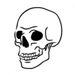 Skull Icon Stock Photo