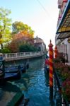 Venice Italy  Unusual Pittoresque View Stock Photo