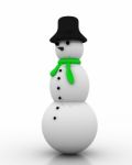 Snowman Stock Photo