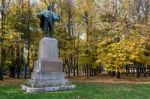 Monza, Italy/uk - October 28 : Statue Of Garibaldi In Parco Di M Stock Photo