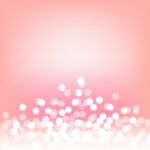 Pink Bokeh And Lights Abstract Background Stock Photo