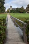 Church In The Grounds Of The Ashdown Park Hotel Stock Photo