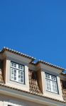 Traditional House Building In Lisbon, Portugal Stock Photo