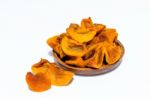 Dried Persimmons Stock Photo