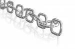 3D Chain Stock Photo