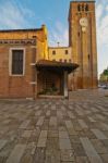 Venice Italy San Nicolo Dei Mendicoli Church Stock Photo