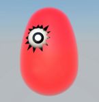 Red Easter Egg Stock Photo