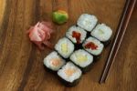 Sushi - Japonese Food Stock Photo