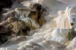 Mammoth Hot Springs Stock Photo