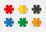 Casino Chips  Illustraion Stock Photo