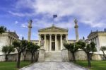 National Academy Of Greece Stock Photo