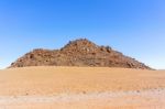 Desert Landscape Near Sesriem In Namibia Stock Photo