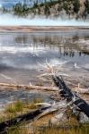 Grand Prismatic Spring Stock Photo