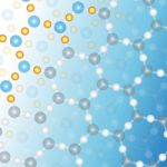 Molecular Background Stock Photo