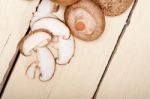 Shiitake Mushrooms Stock Photo