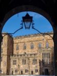 Durham, County Durham/uk - January 19 : View Of The Castle Entra Stock Photo