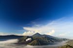 Bromo Vocano Mountain Stock Photo