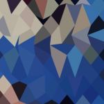 Bluebonnet Abstract Low Polygon Background Stock Photo