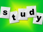 Study Studying Indicates University Develop And Train Stock Photo