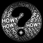 How Question Mark Shows Not Sure And Uncertainty Stock Photo