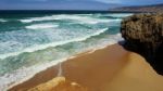 Wild Beach Of Atlantic  Ocean Stock Photo