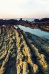 Coastline Area Of Sagres, Portugal Stock Photo