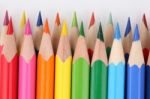 Colored Pencils Stock Photo