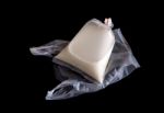 Soy Milk ,soya Milk In Plastic Bag Stock Photo