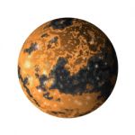 Jupiter Moon Ganymede Stock Photo