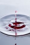 Wine Droplet Stock Photo