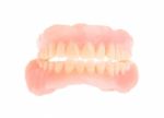 Acrylic Denture Stock Photo