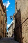 Pienza, Tuscany/italy - May 19 : Buildings In Pienza  On May 19, Stock Photo