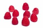 Tasty Raspberries Stock Photo