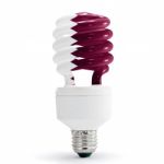 Flag Of Qatar On Bulb Stock Photo