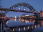 Newcastle Upon Tyne, Tyne And Wear/uk - January 20 : View Of The Stock Photo